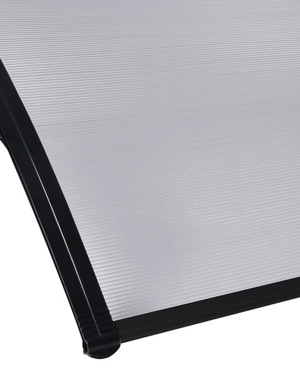 Mountview Window Door Awning Outdoor 1M X 2.4M Transparent 1x2.4M-1973193987930066948