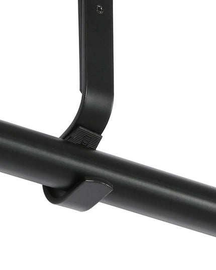 Marlow Steel Curtain Rod Quiet Rail Black-1973194068058050564