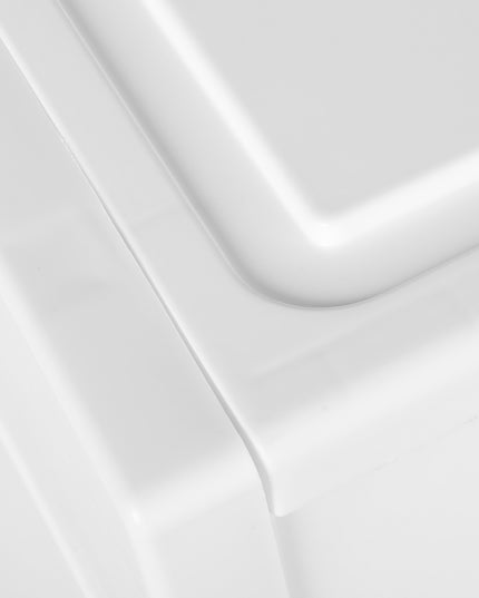 Plastic Storage Box Stackable Containers M 3PK Medium-1973193710736904196