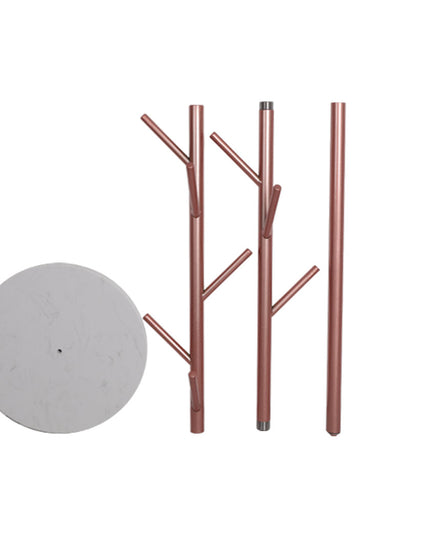 Levede Coat Rack Hat Clothes Stand Hanger Rose Gold Rose Golden-1973193816286564356