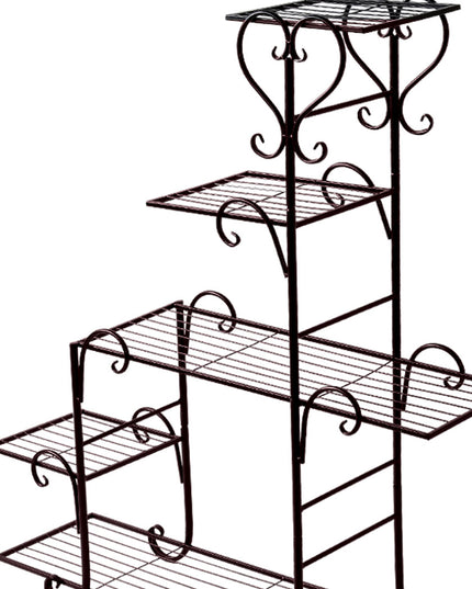 Levede Plant Stand Outdoor Indoor Metal Bronze-1973193773064261636