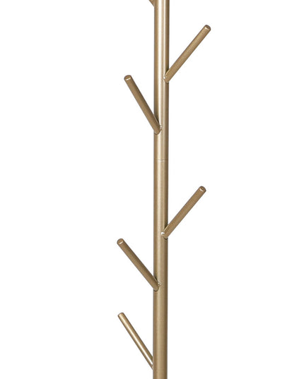 Levede Coat Rack Hat Clothes Stand Hanger Gold-1973193816102014981