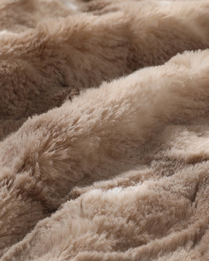 Dreamz Luxury Tie-dyed Blanket Brown 127cm x 152cm-1973193426723803141