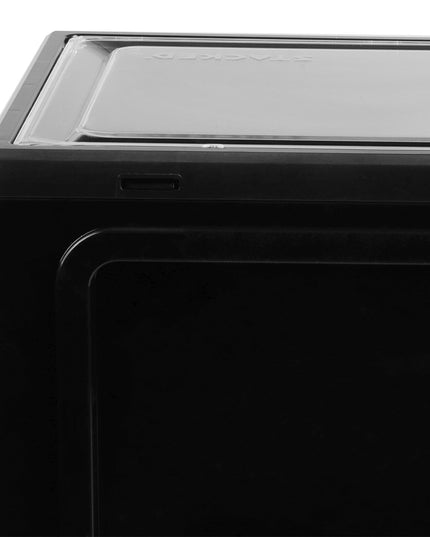 Stacked Shoe Box Acrylic Sneaker Display 6PC Black-1973193709575081989