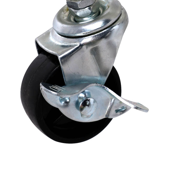 Levede 4 Tiers Kitchen Trolley Cart Black-1973193877439516677