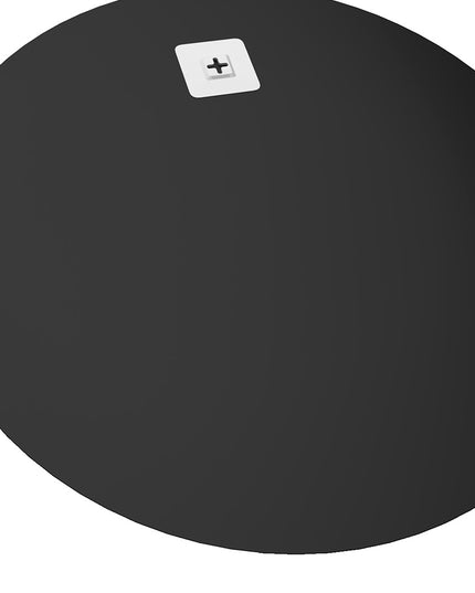 Yezi 50cm Round Wall Mirror Frameless Tempered Glass-1973193573570580485