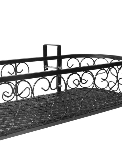 Levede Plant Stand Outdoor Indoor Home Black Oval-1973193776281292805