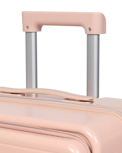 Slimbridge 26" Luggage Trolley Travel Hard Pink-1975420322798768133