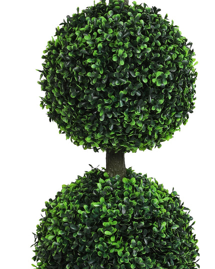 Lambu Artificial Triple Ball Boxwood Trees-1975420333049647109