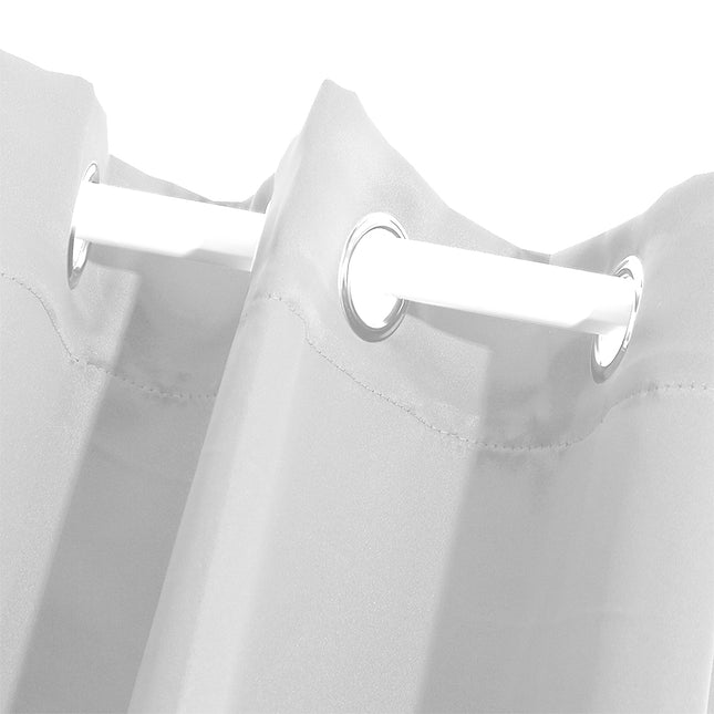 2x Blockout Curtains Panels 3 Layers Grey-1975420490960998405