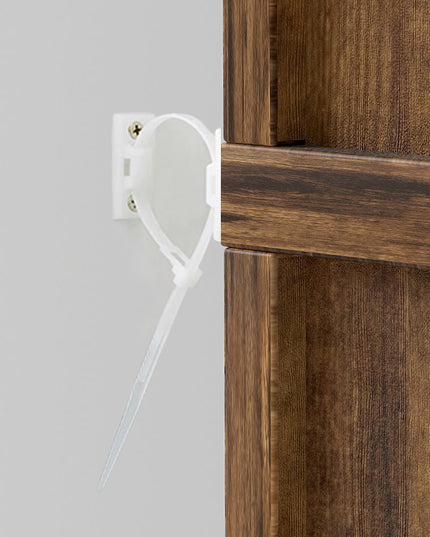 Levede 6 Tier Book Shelf Adjustable Shelves Walnut-1984023719512772613