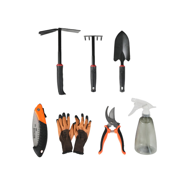 Lambu Gardening Hand Tools 7PC with Storage Bag-1975420464029372421