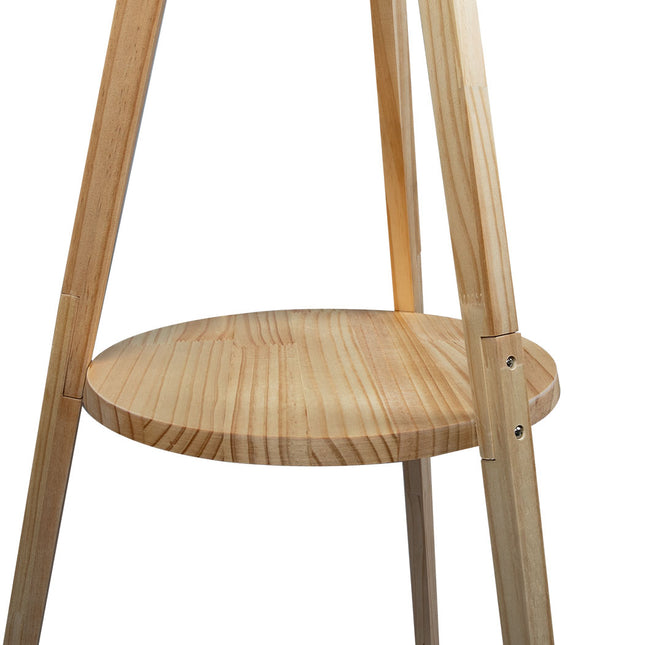 EMITTO Tripod Floor Lamp with Shelf-1973193957479419909