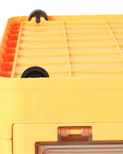 Storage Organiser Large Box Stackable M Orange Medium-1973193712657895429