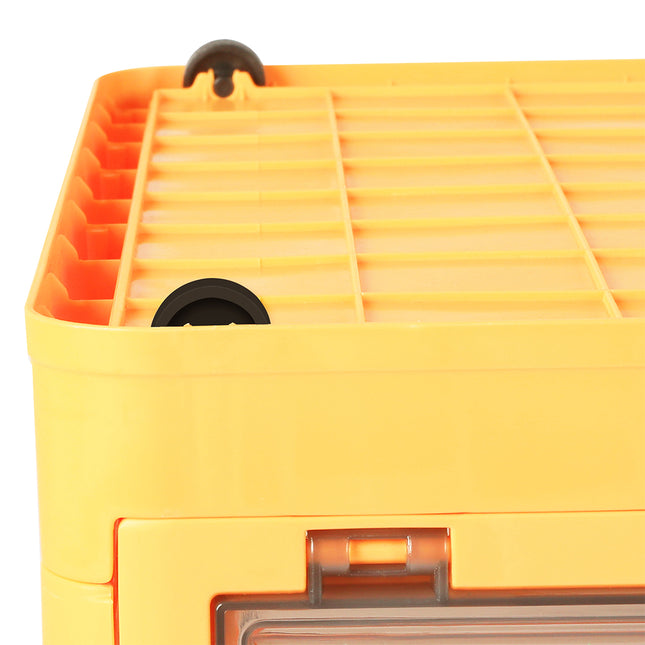 Storage Organiser Large Box Stackable M Orange Medium-1973193712657895429