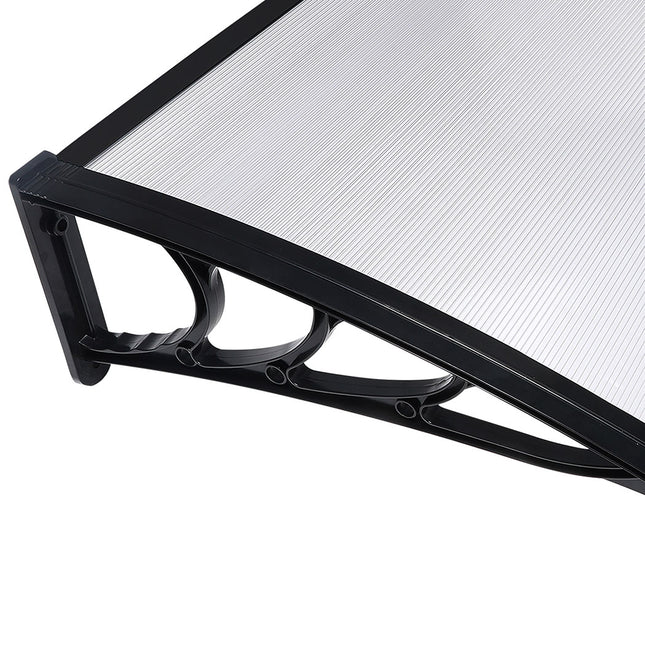 Mountview Window Door Awning Outdoor 1M X 1.2M Transparent 1x1.2M-1975420432177827845
