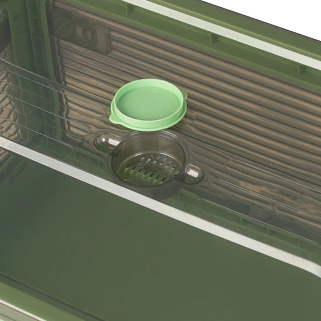 55L Storage Boxes Stackable Container M Green Medium-1973193712464957445