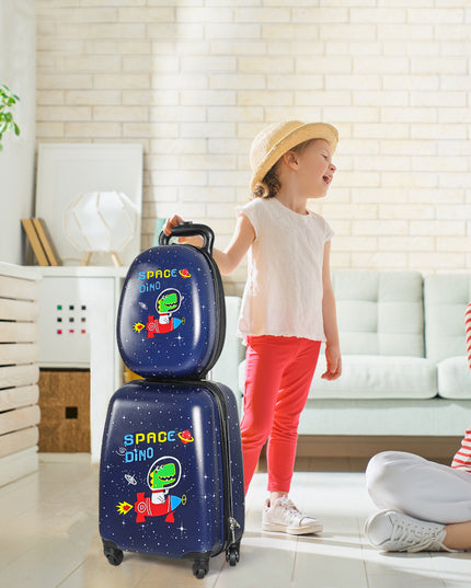 BoPeep 16''13'' 2PCS Kids Luggage Set Space Dino-1973193918254288903