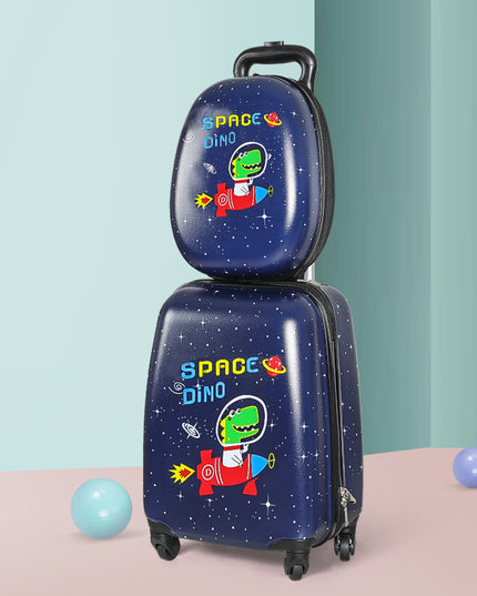 BoPeep 16''13'' 2PCS Kids Luggage Set Space Dino-1973193918254288902