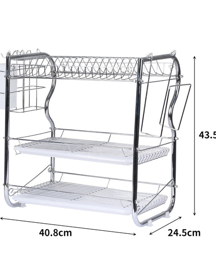 TOQUE Dish Rack Drying Drainer Cup Holder-1973193928719077378