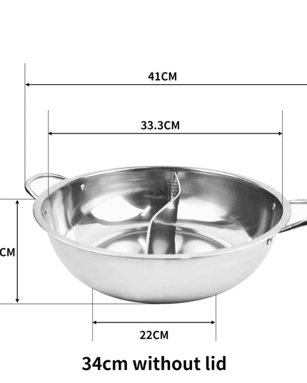 TOQUE 34cm Stainless Steel Twin Mandarin-1973193932502339586