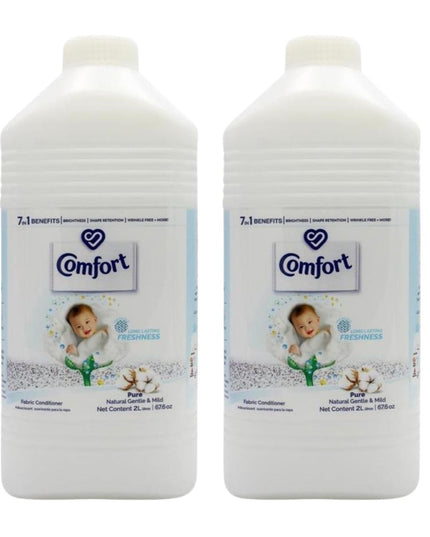 Comfort 2L Fabric Conditioner Pure Natural Gentle & Mild x2-1973193594684706818