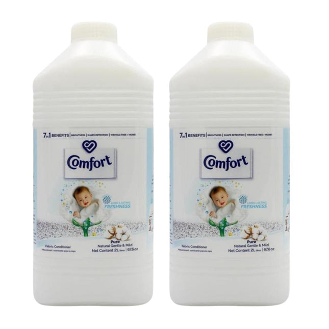 Comfort 2L Fabric Conditioner Pure Natural Gentle & Mild x2-1973193594684706816